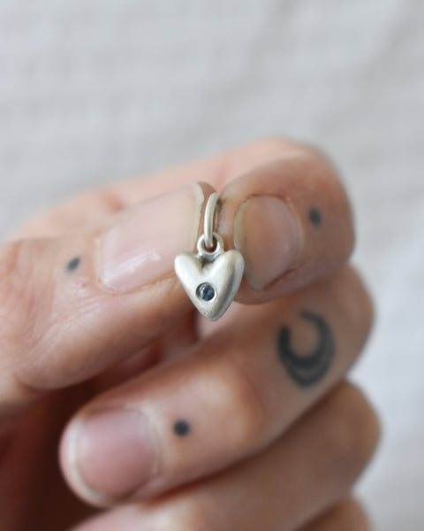 Gemstone Tender Heart Charms - Pre-Order