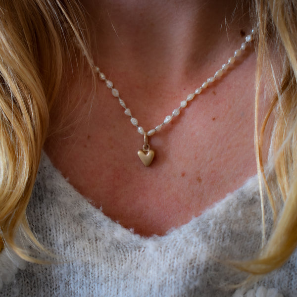 Fine Heart Charms - Solid Gold - Pre-Order