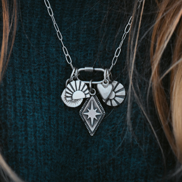 Sterling Silver Threaded Charm Connector - Pre-Order