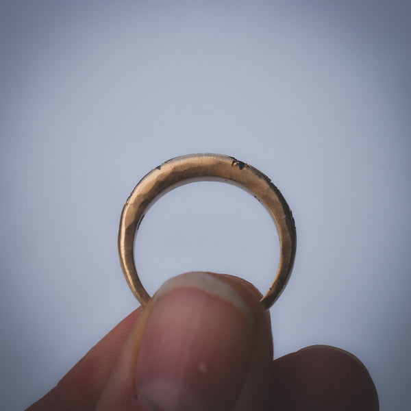 Star Studded Orb - Sapphires & Solid 14k Gold