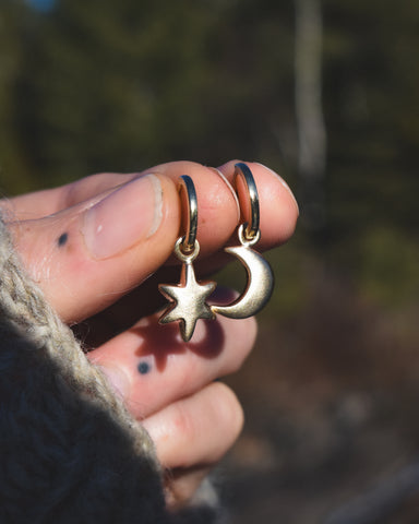 Cosmic Folk Hoops & Charms - Complete Set