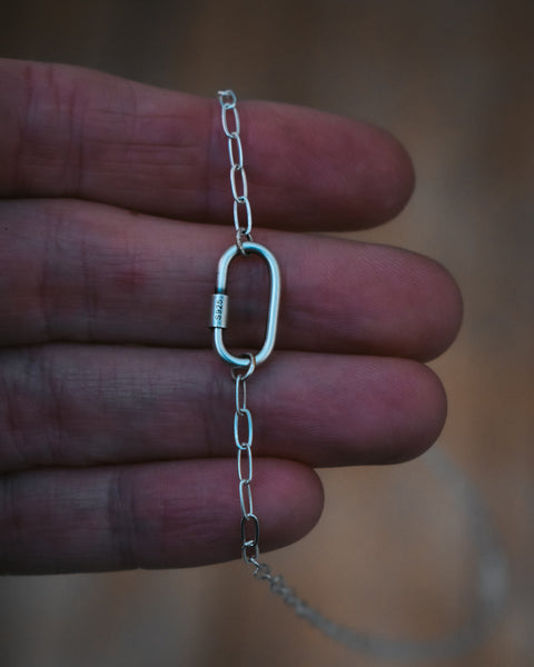 Sterling Silver Threaded Charm Connector - Pre-Order