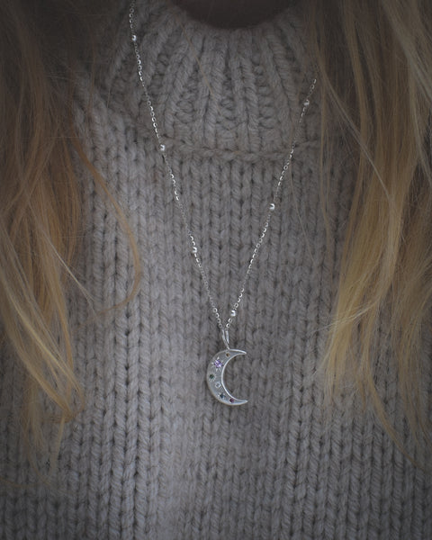 Quicksilver Necklace - Sapphires, Tourmaline & Diamond