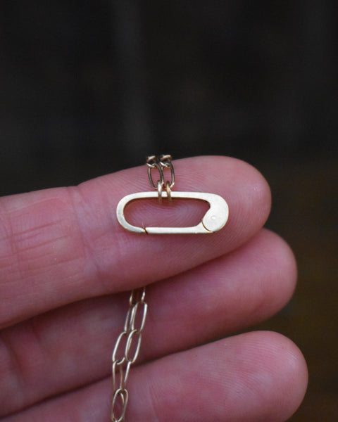 14k Gold Hinged Charm Connector - Pre-Order