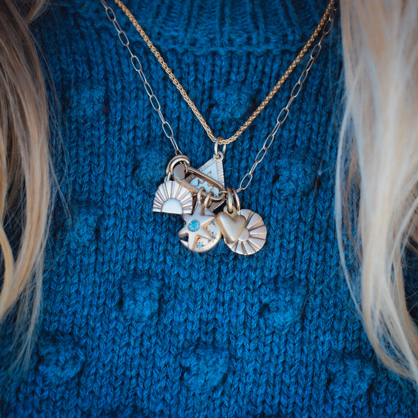 14k Gold Hinged Charm Connector - Pre-Order