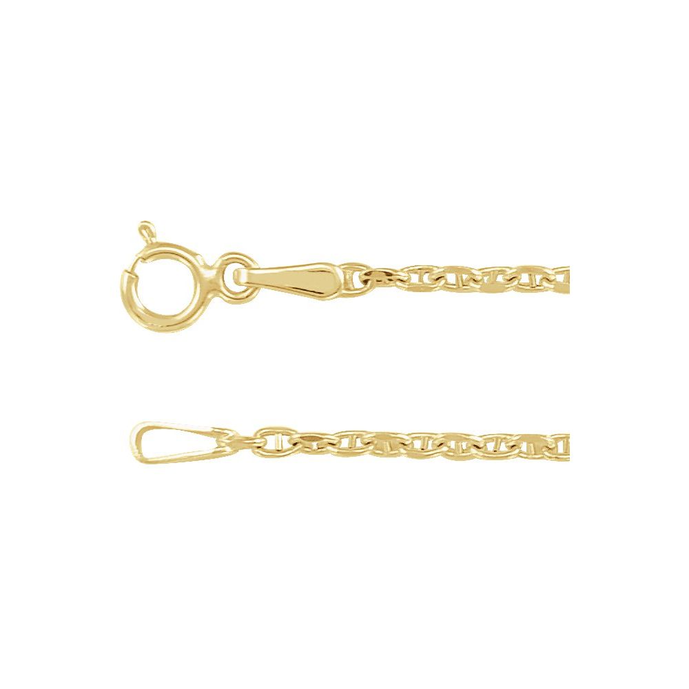 Anchor Chain - 14 karat gold