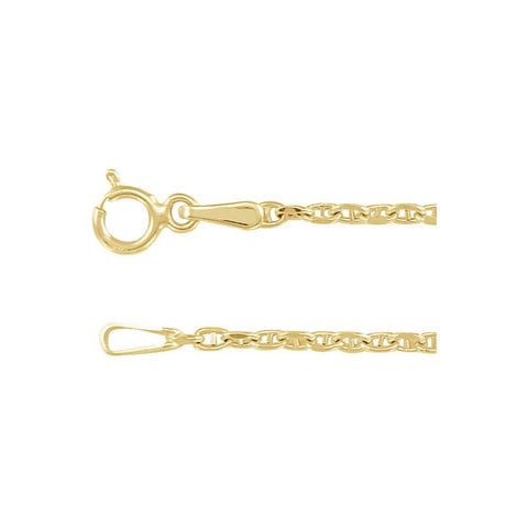 Anchor Chain - 14 karat gold