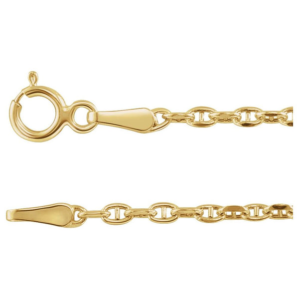 Anchor Chain - 14 karat gold