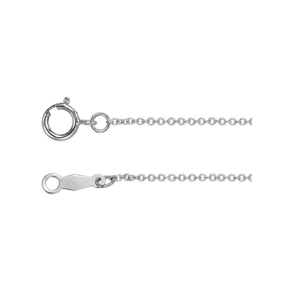 Classic Cable Chain - Silver or Gold (10k / 14k / 18k)