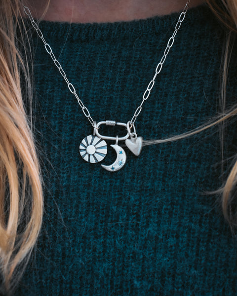 Sterling Silver Threaded Charm Connector - Pre-Order