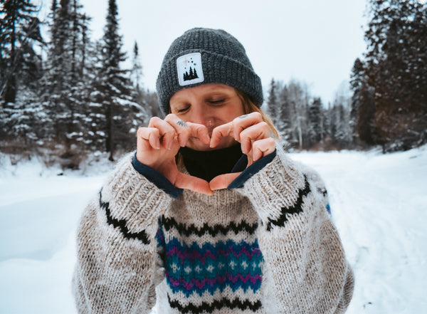 North Star Merino Hats - Heather Grey