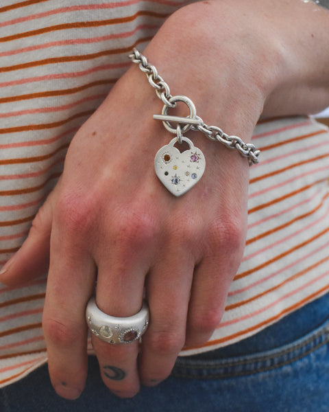 Cosmic Heart Bracelet - Heirloom Revamp