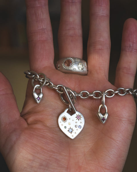 Cosmic Heart Bracelet - Heirloom Revamp