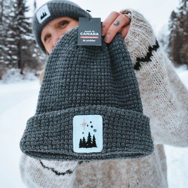 North Star Merino Hats - Heather Grey