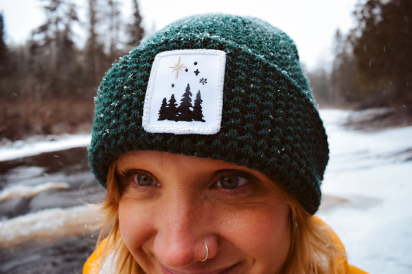 North Star Merino Hats - Pacific Green