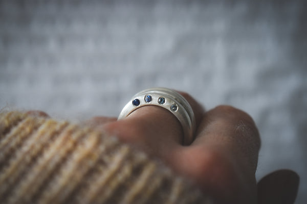 Blue Hour Orb - Ombré Sapphires