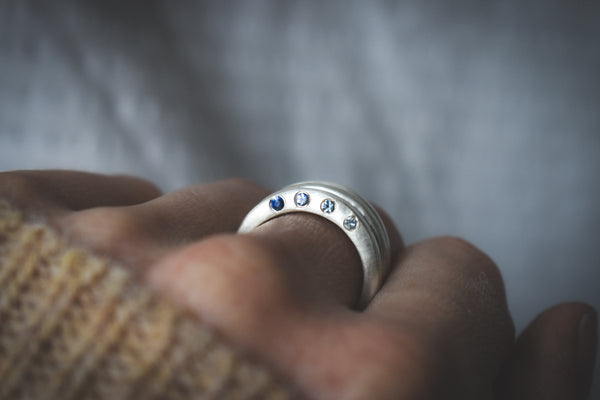 Blue Hour Orb - Ombré Sapphires