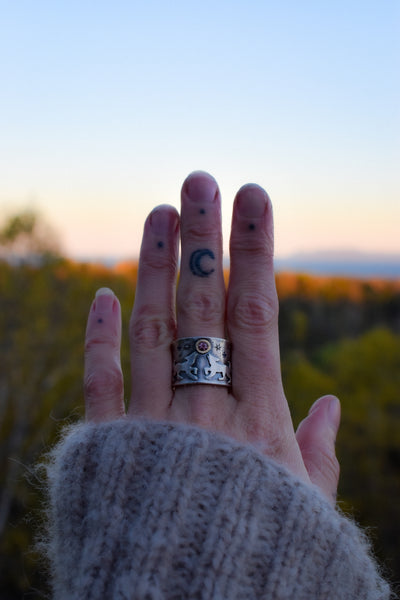 La Loba Ring 2.0 - Sapphires