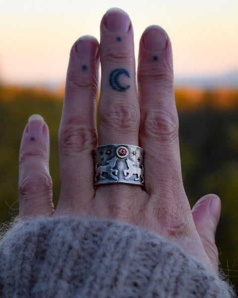 La Loba Ring 2.0 - Sapphires