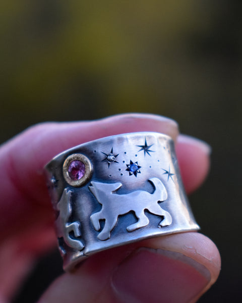 La Loba Ring 2.0 - Sapphires