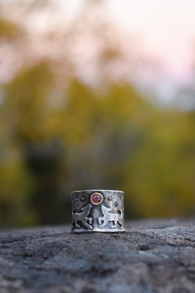 La Loba Ring 2.0 - Sapphires