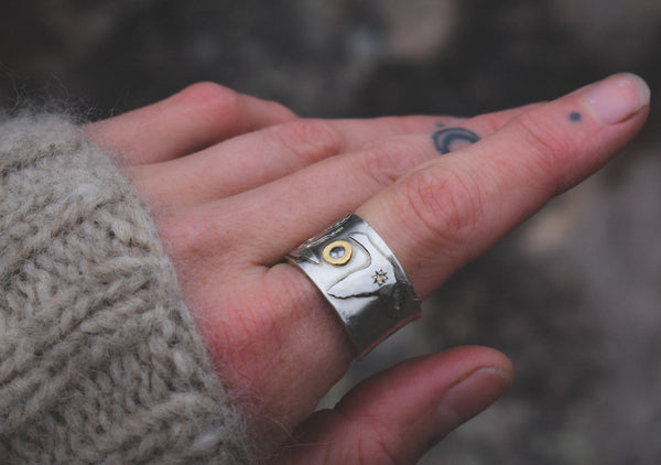 Migration Ring 2.0 - Sapphire & Diamonds