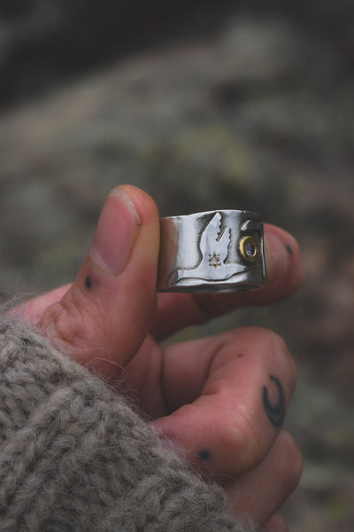 Migration Ring 2.0 - Sapphire & Diamonds
