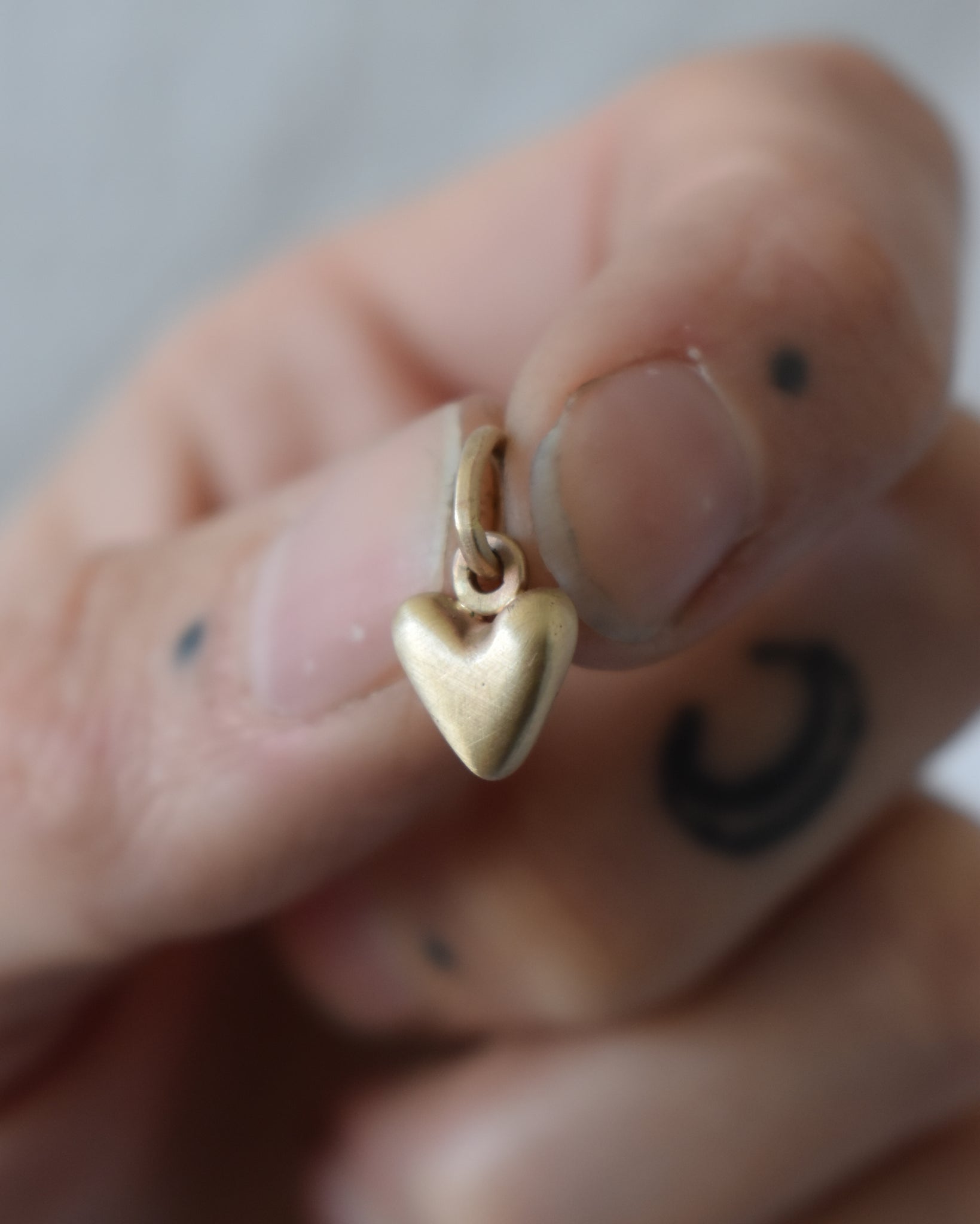 Fine Heart Charms - Solid Gold