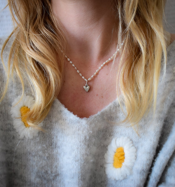 Hand-knotted Natural Pearl Strand