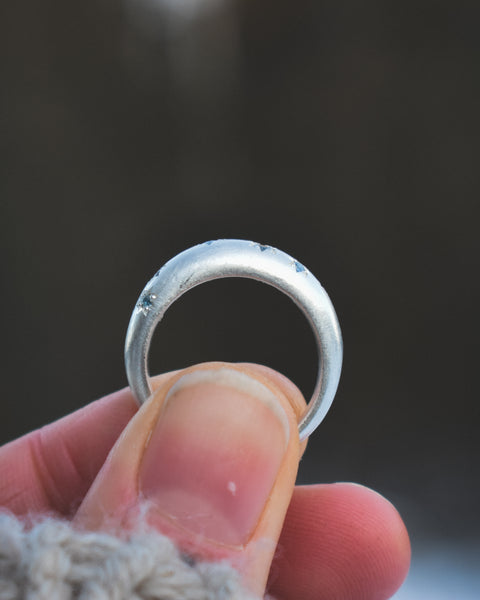 Star Studded Orb - Sapphires & Diamonds