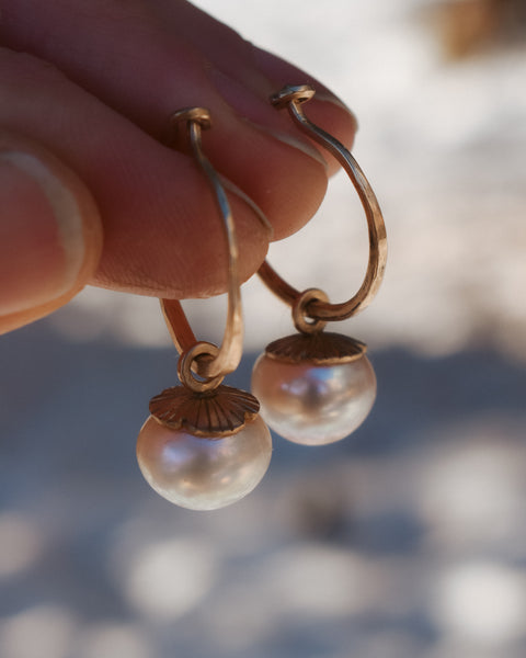 Fairy Bell Flower Blossom Hoops