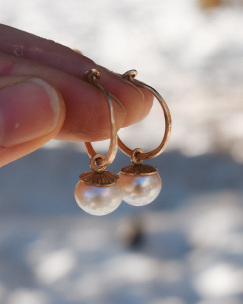 Fairy Bell Flower Blossom Hoops
