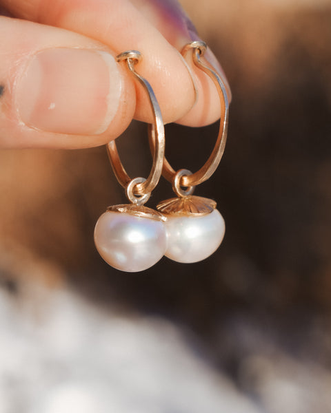 Fairy Bell Flower Blossom Hoops