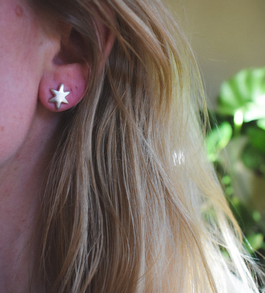 Cosmic Folk Post Earrings