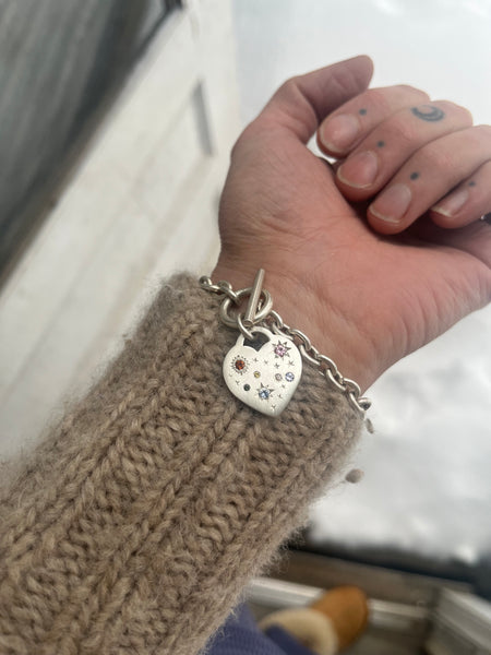 Cosmic Heart Bracelet - Heirloom Revamp