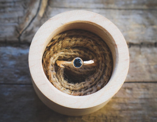 Aspen Twig Ring - Montana Sapphire